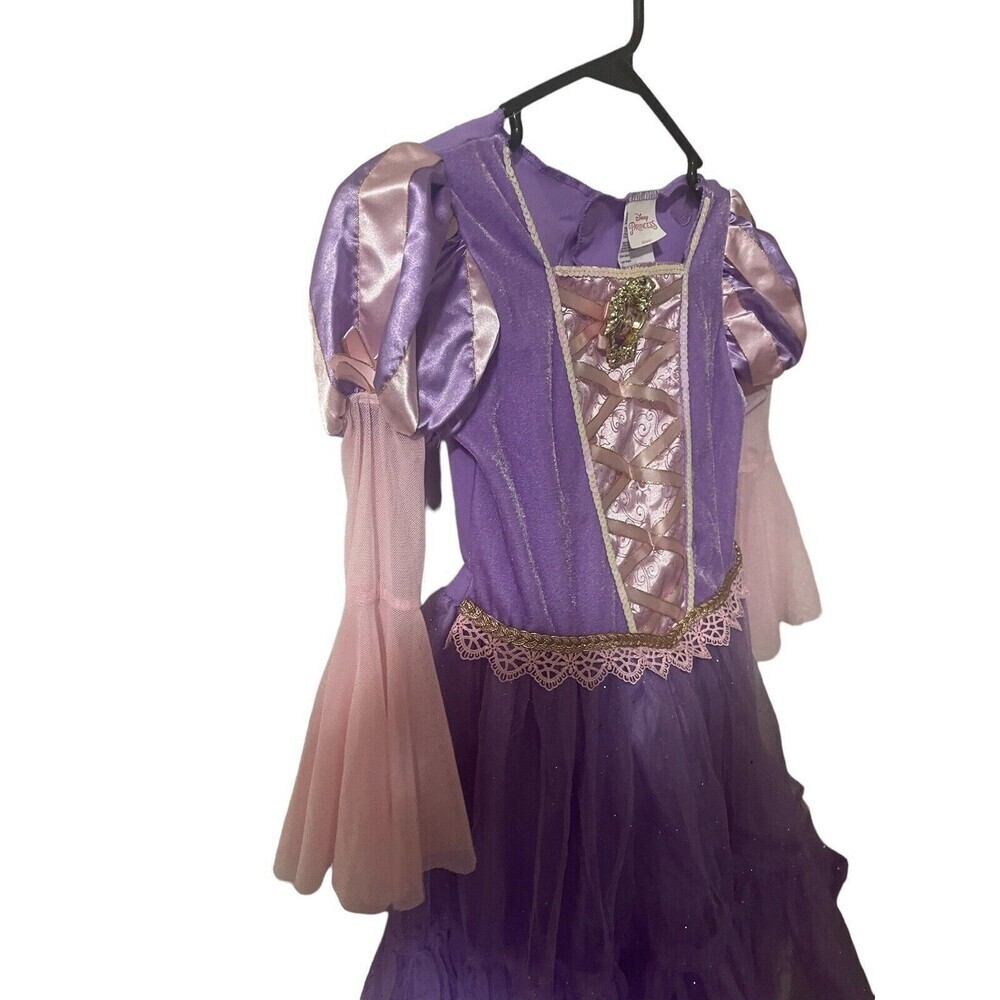 Disney Rapunzel Up Dress Purple Princess Halloween Costume Dress Up  5-6 Years - Picture 5 of 16